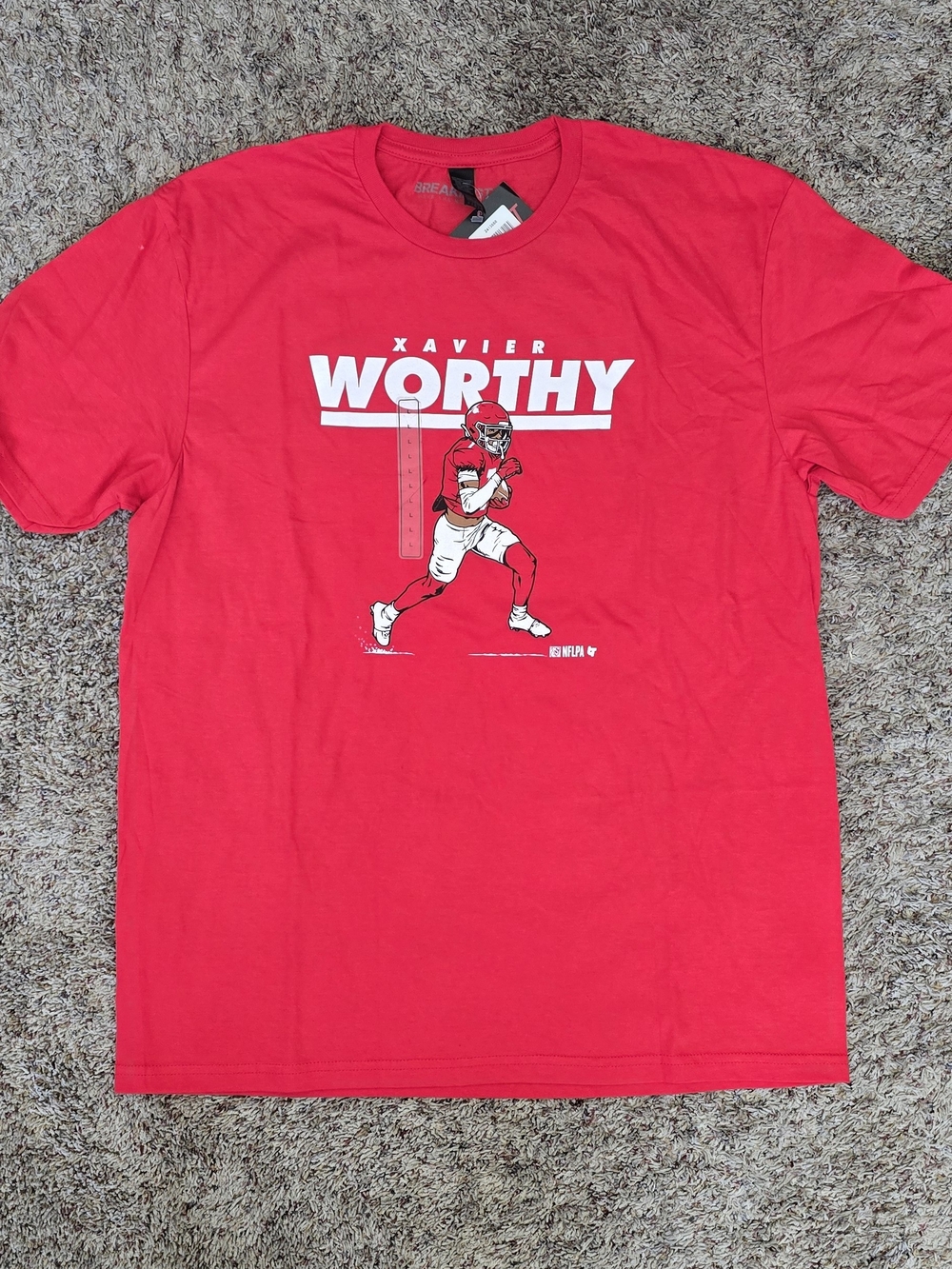KC CHIEFS Xavier Worthy - Men's Short Sleeve Shirt